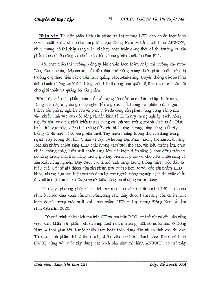 image for page Xây dựng chiến lược kinh doanh xuất khẩu sản phẩm thiết bị chiếu sáng led của công ty tnhh tm&dv đại phát ra thị trường đông nam á tầm nhìn 2020