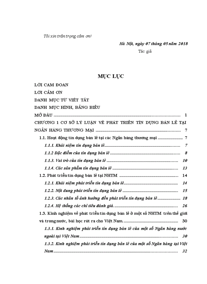 image for page Phát triển tín dụng bán lẻ tại Ngân hàng TMCP Đầu tư và Phát triển Việt Nam - Chi nhánh Nam Thái Nguyên