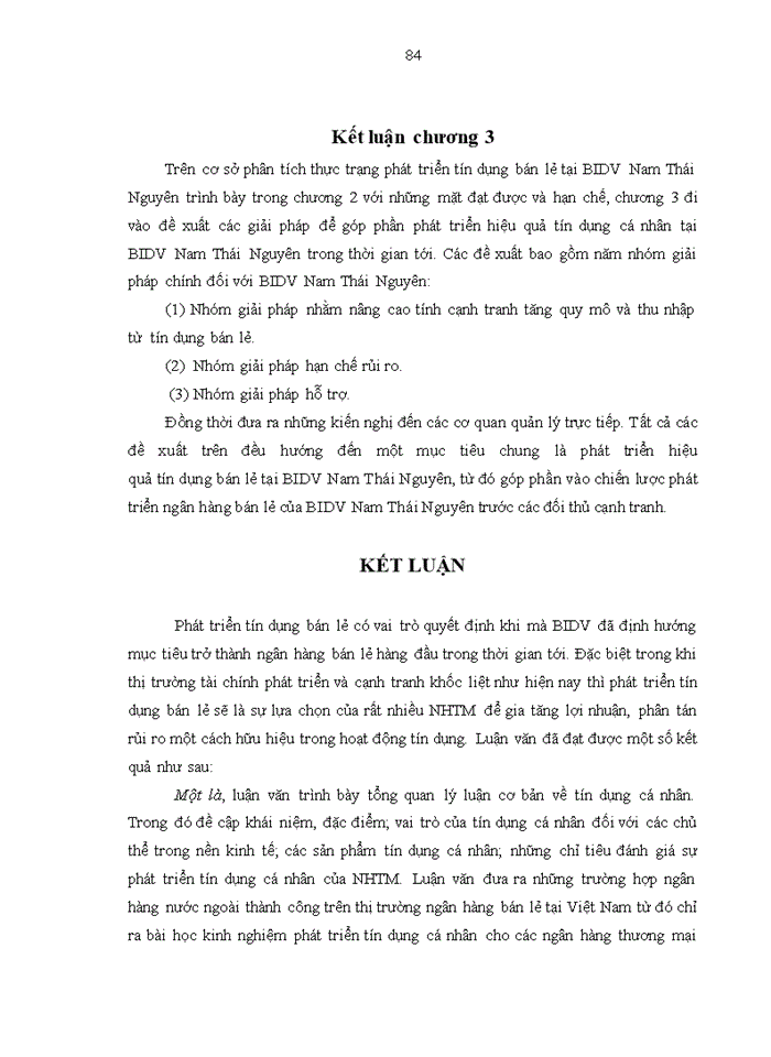 image for page Phát triển tín dụng bán lẻ tại Ngân hàng TMCP Đầu tư và Phát triển Việt Nam - Chi nhánh Nam Thái Nguyên