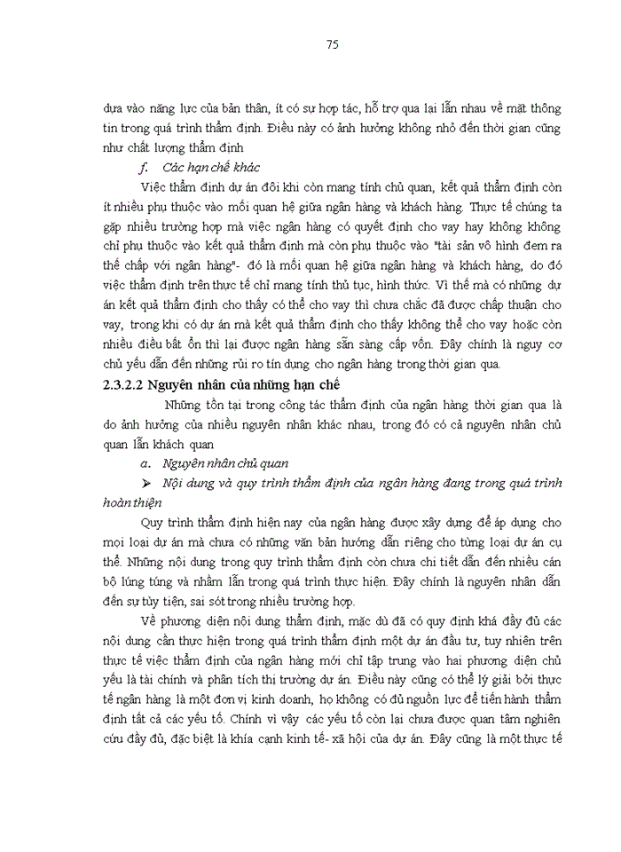 image for page Hoàn thiện công tác thẩm định dự án đầu tư vay vốn tại Ngân hàng TMCP Ngoại thương Việt Nam- Nghiên cứu điển hình chi nhánh Thanh Xuân