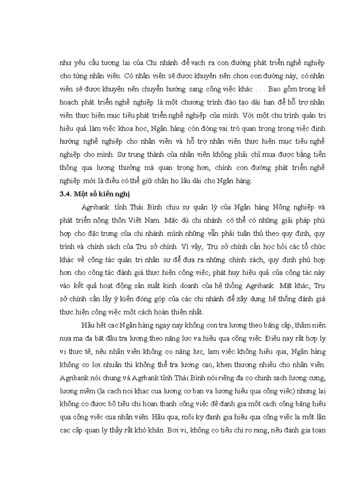 image for page Đánh giá thực hiện công việc tại Ngân hàng Nông nghiệp và Phát triển nông thôn Việt Nam - Chi nhánh tỉnh Thái Bình
