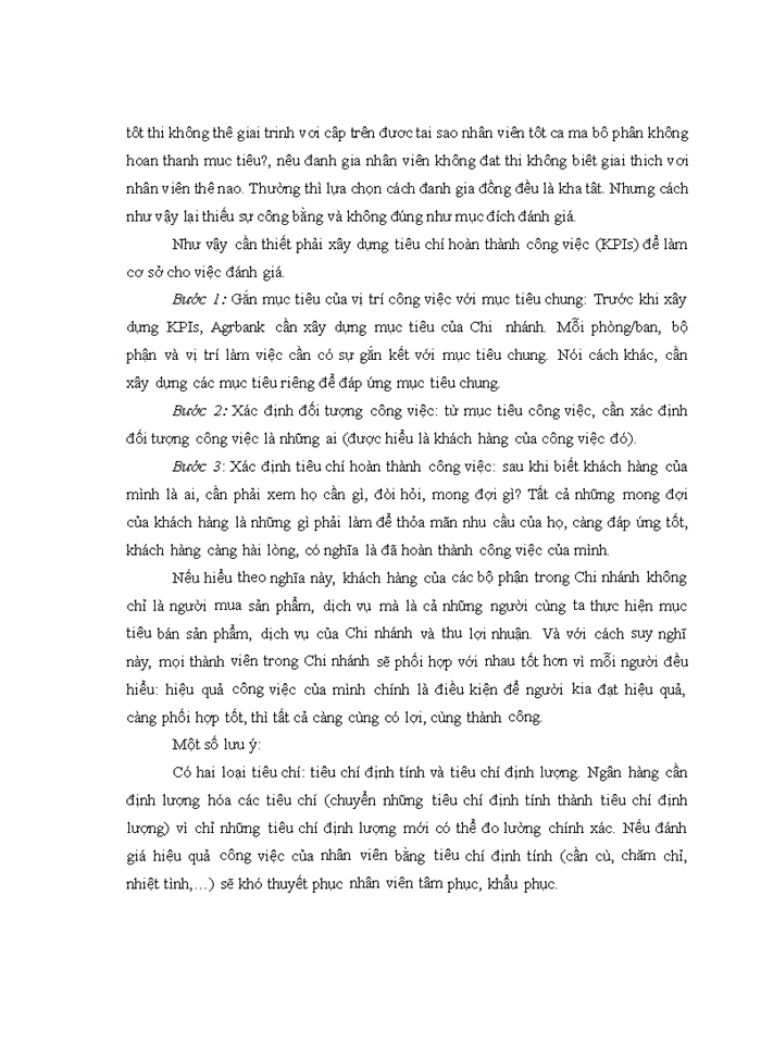image for page Đánh giá thực hiện công việc tại Ngân hàng Nông nghiệp và Phát triển nông thôn Việt Nam - Chi nhánh tỉnh Thái Bình