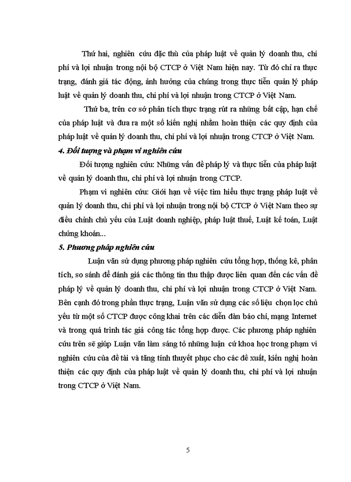 image for page Pháp luật về quản lý doanh thu, chi phí và lợi nhuận trong công ty cổ phần ở Việt Nam