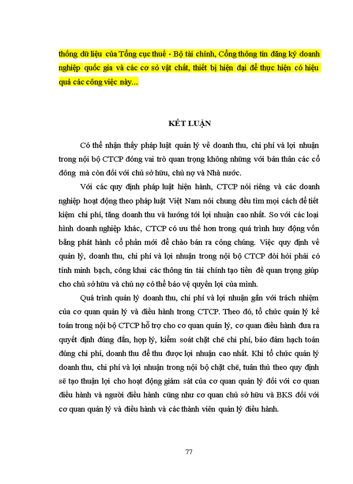 image for page Pháp luật về quản lý doanh thu, chi phí và lợi nhuận trong công ty cổ phần ở Việt Nam