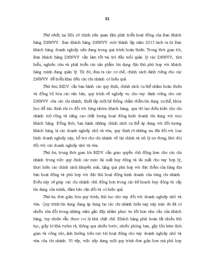 image for page Quản lý cho vay doanh nghiệp nhỏ và vừa tại Ngân hàng TMCP Đầu tư và Phát triển Việt Nam – chi nhánh Hà Tĩnh