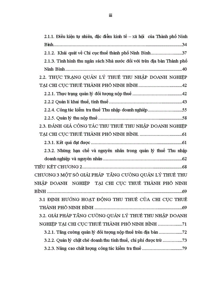 image for page Quản lý thuế Thu nhập doanh nghiệp tại Chi cục thuế  Thành phố Ninh Bình