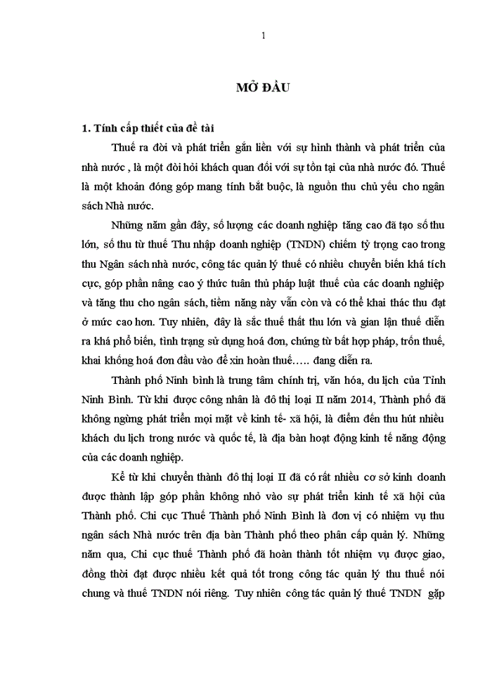 image for page Quản lý thuế Thu nhập doanh nghiệp tại Chi cục thuế  Thành phố Ninh Bình