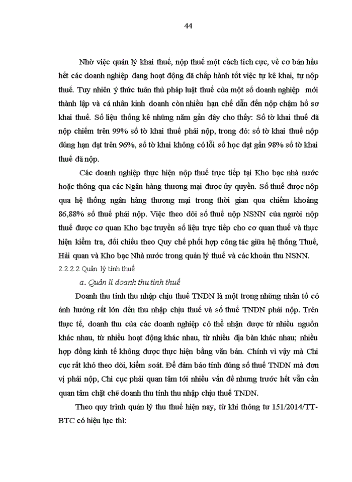 image for page Quản lý thuế Thu nhập doanh nghiệp tại Chi cục thuế  Thành phố Ninh Bình