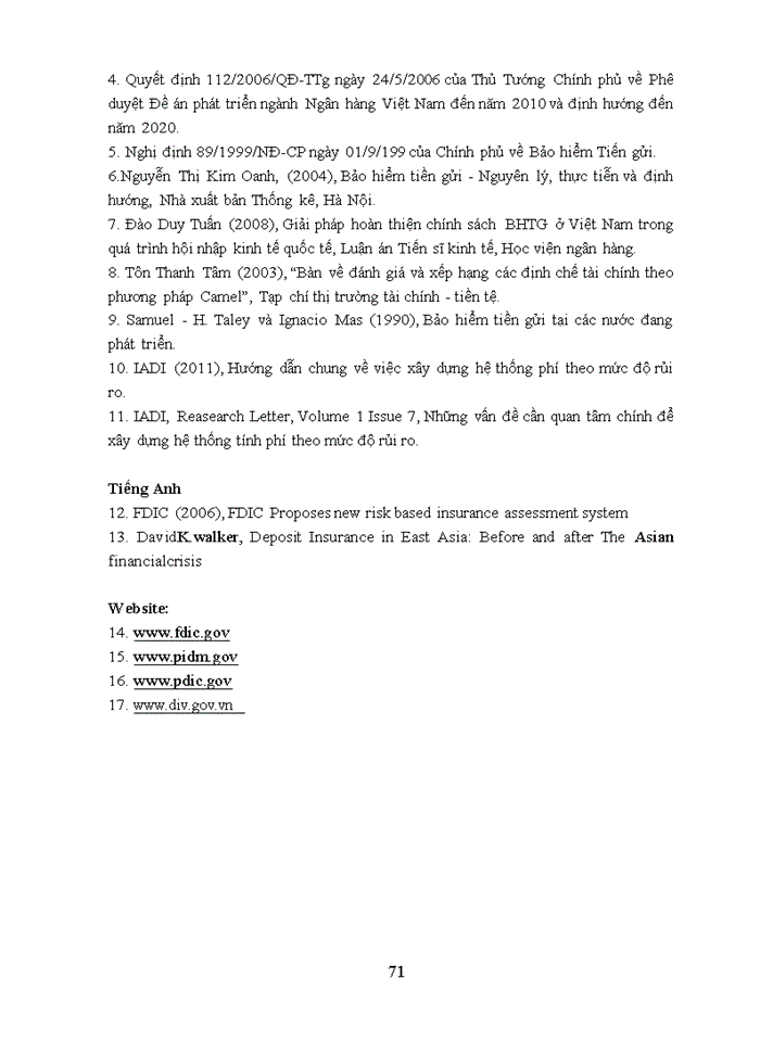 image for page Quản lý phí Bảo hiểm tiền gửi tại Bảo hiểm tiền gửi Việt Nam