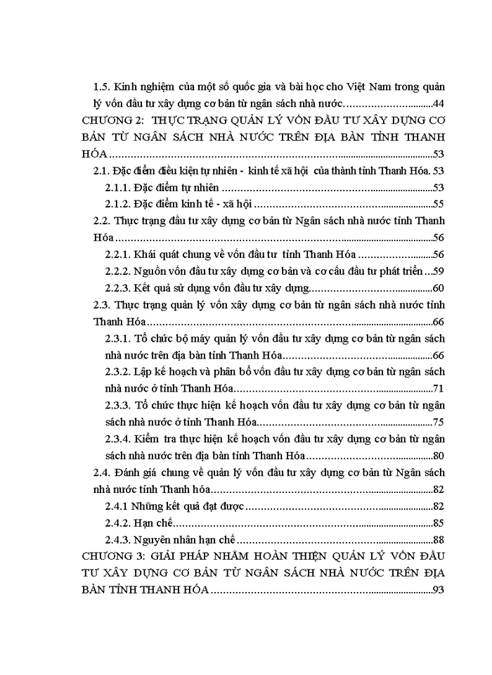 image for page Hoàn thiện quản lý vốn đầu tư xây dựng cơ bản từ ngân sách nhà nước trên địa bàn tỉnh Thanh Hóa