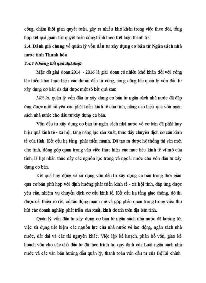 image for page Hoàn thiện quản lý vốn đầu tư xây dựng cơ bản từ ngân sách nhà nước trên địa bàn tỉnh Thanh Hóa