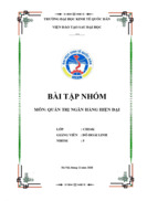 Các mô hình tổ chức và quản lý ngân hàng tại việt nam: hiện trạng, thời cơ và thách thức