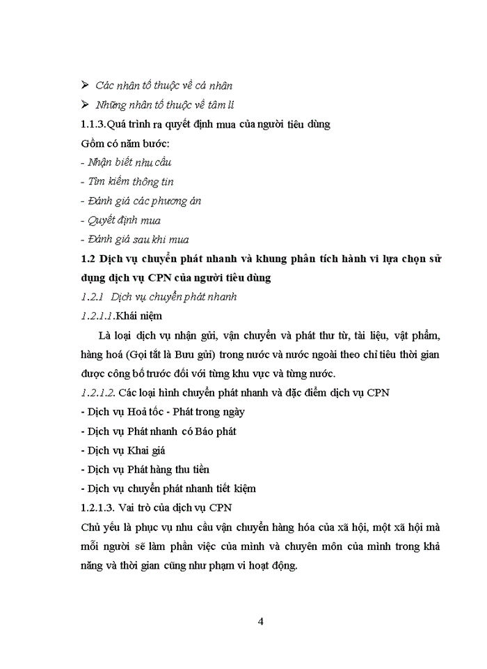 image for page Nghiên cứu hành vi lựa chọn và sử dụng dịch vụ chuyển phát nhanh của khách hàng trên địa bàn Hà Nội và đề xuất một số giải pháp marketing cho Công ty GNN Express