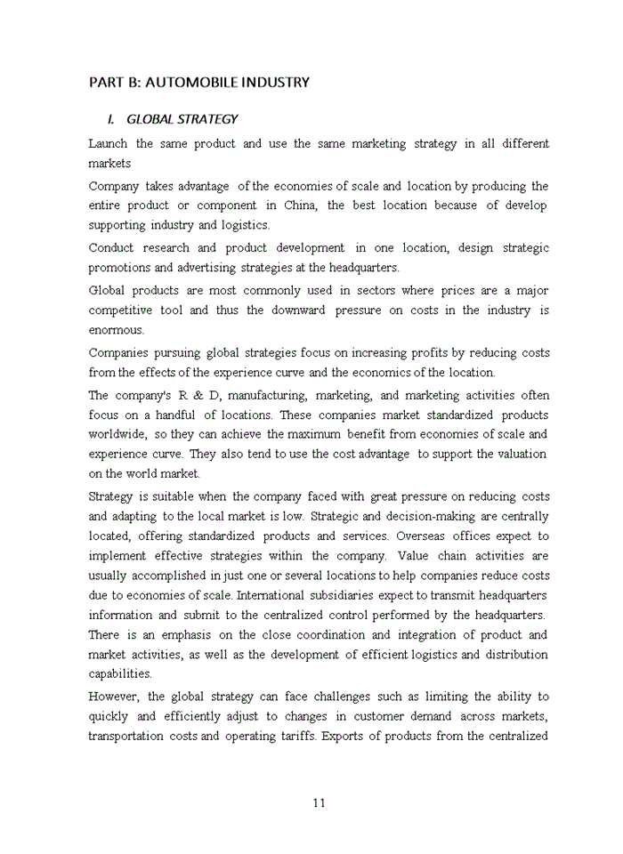 image for page Global Business Strategy