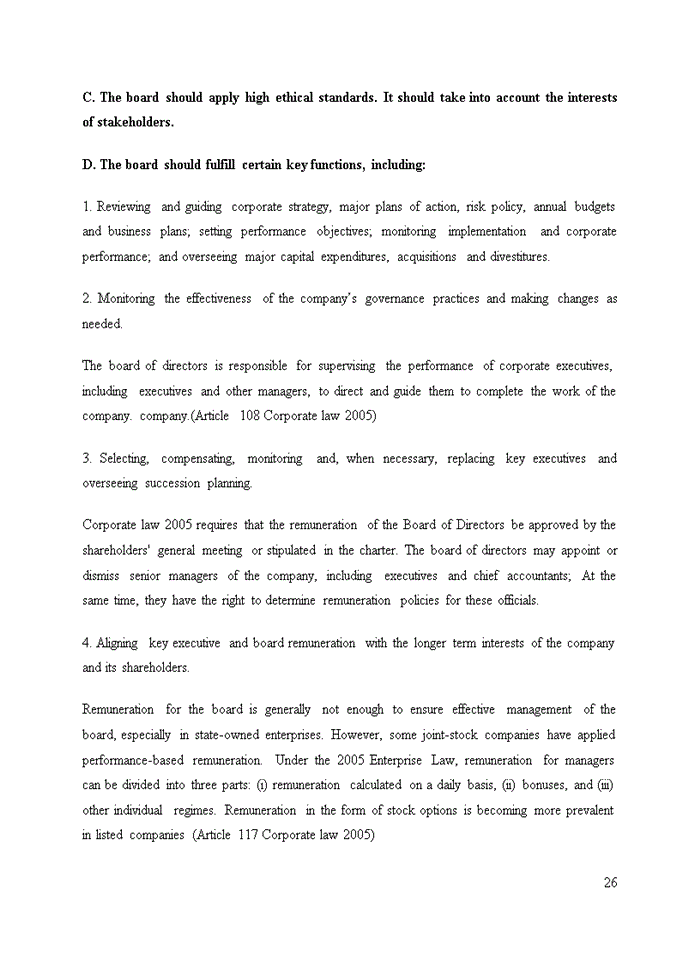 image for page Assignment about the comparison between G20/OECD Principles of corporate governance and corporate law (2005)