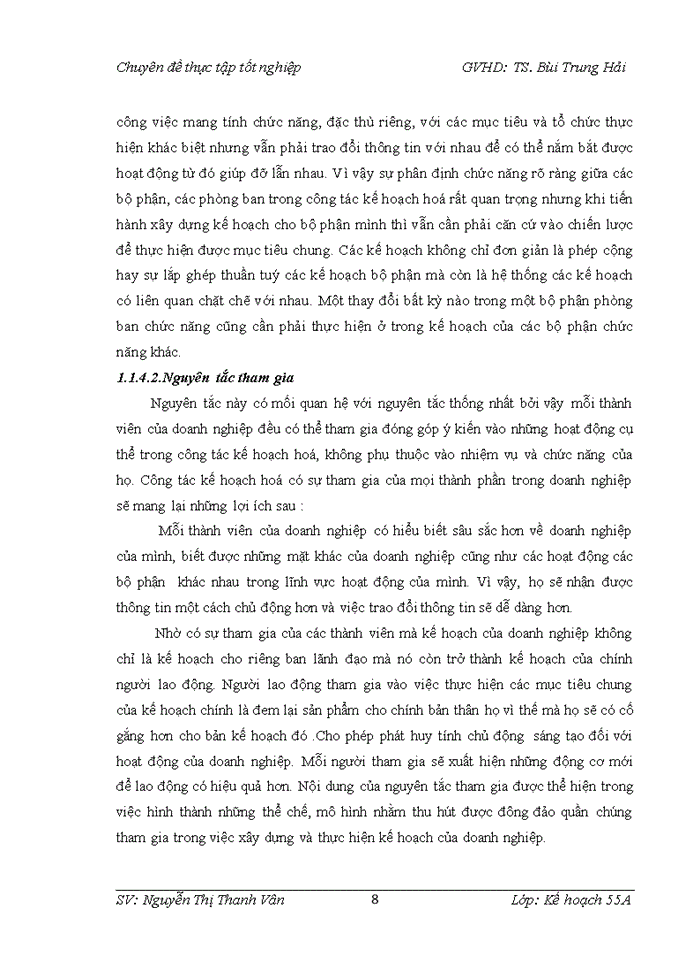 image for page Hoàn thiện công tác lập kế hoạch kinh doanh của công ty Cổ phần và thương mại Sơn Thịnh