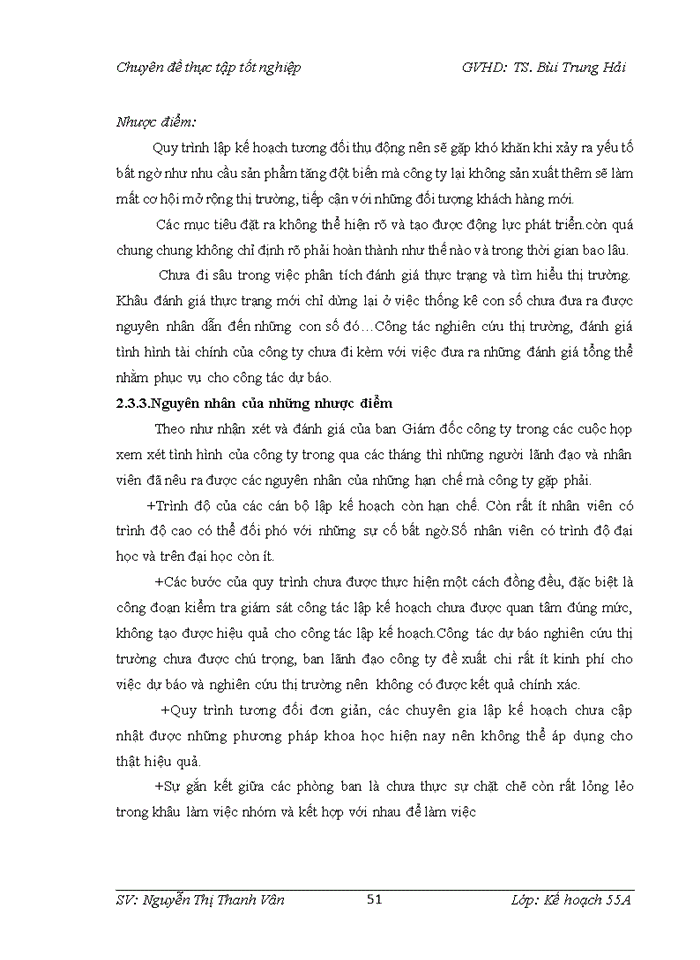image for page Hoàn thiện công tác lập kế hoạch kinh doanh của công ty Cổ phần và thương mại Sơn Thịnh