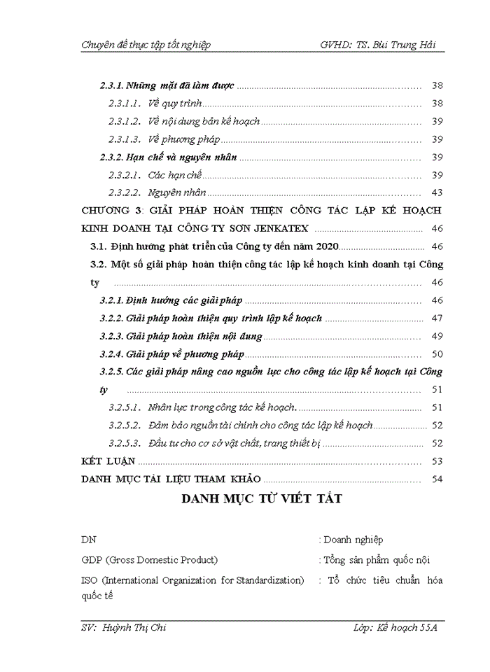 image for page Hoàn thiện công tác lập kế hoạch kinh doanh tại Công ty TNHH Đầu tư xây dựng và Thương mại sơn Jenkatex đến năm 2020