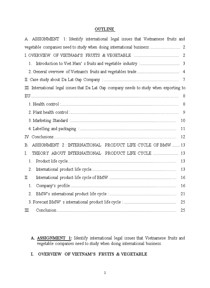 International legal issues that Da Lat Gap company needs to study when exporting to EU