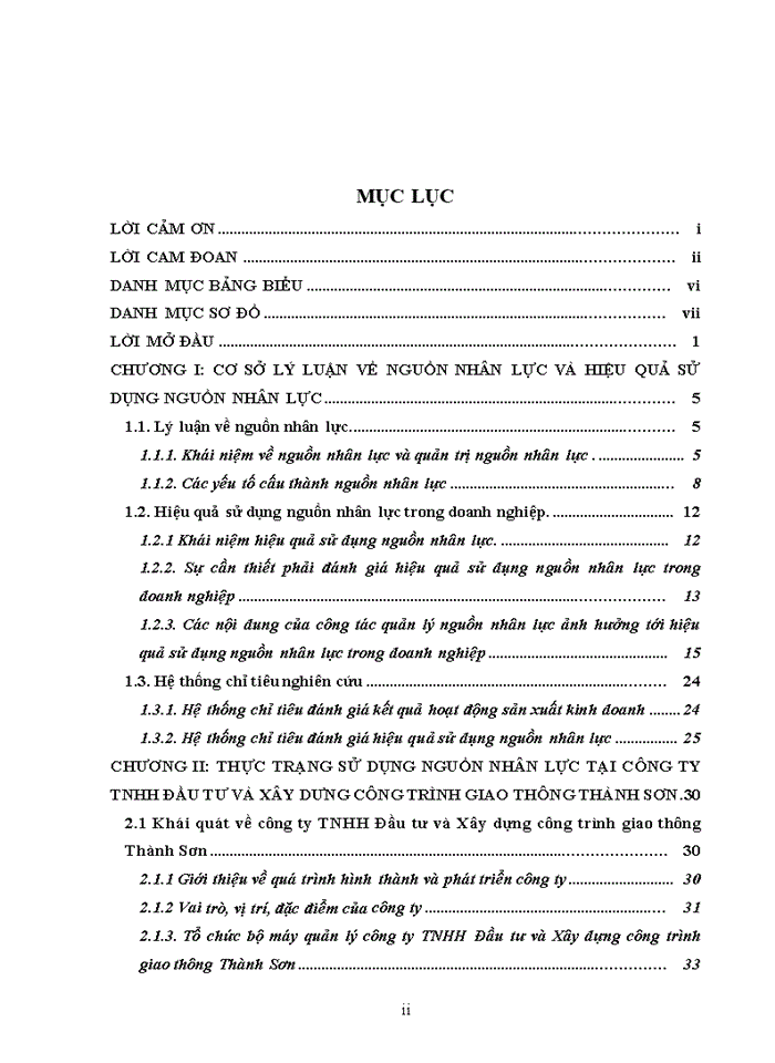image for page Nâng cao giải pháp sử dụng hiệu quả nguồn nhân lực tại Công Ty Cổ phần Đầu tư và Xây dựng công trình giao thông Thành Sơn