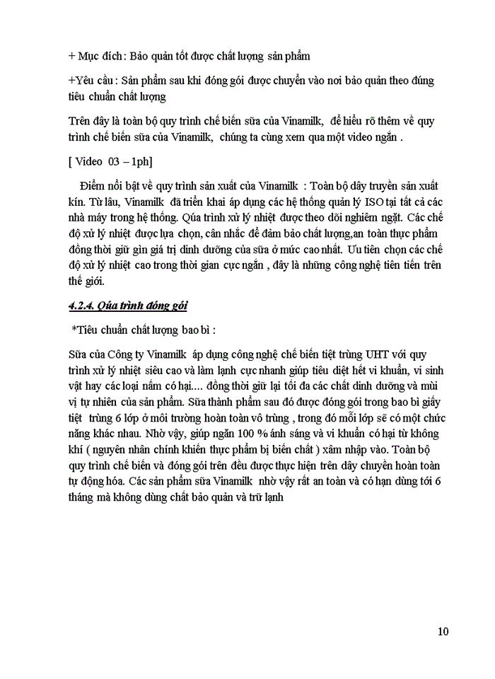 image for page Hệ thống kiểm soát chất lượng sản phẩm sữa của vinamilk