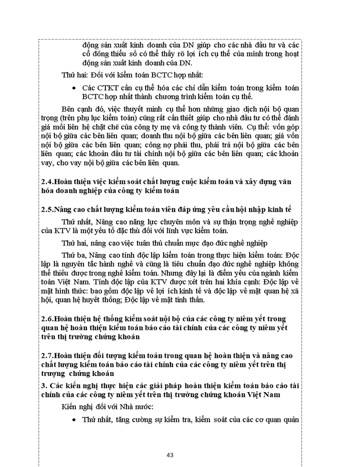 image for page Giải pháp hoàn thiện kiểm toán báo cáo tài chính của các công ty niêm yết trên thị trường chứng khoán việt nam