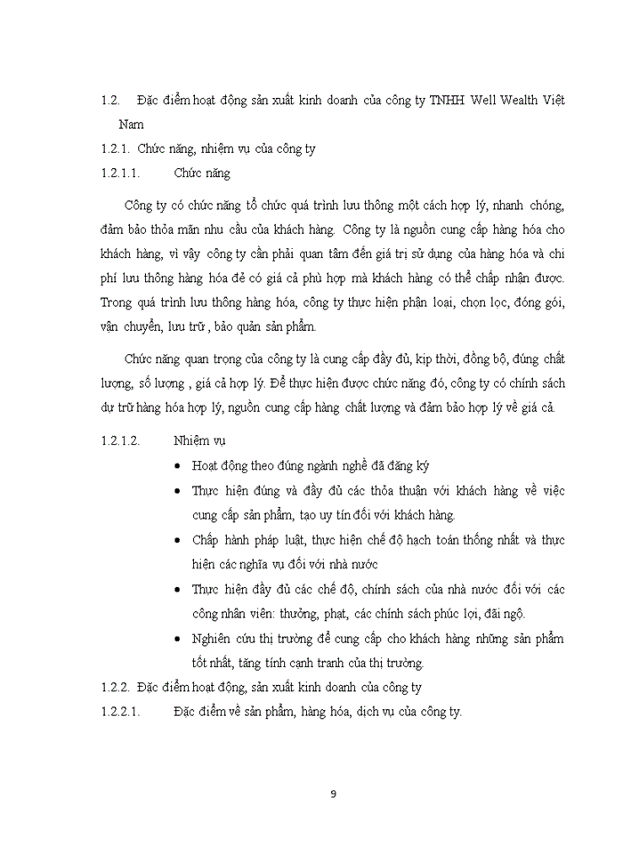 image for page Một số đánh giá về tình hình tổ chức hạch toán kế toán tại công ty tnhh well wealth việt nam