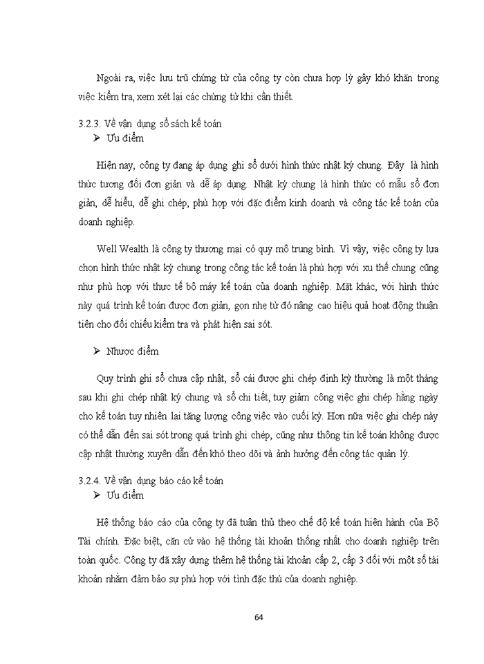 image for page Một số đánh giá về tình hình tổ chức hạch toán kế toán tại công ty tnhh well wealth việt nam