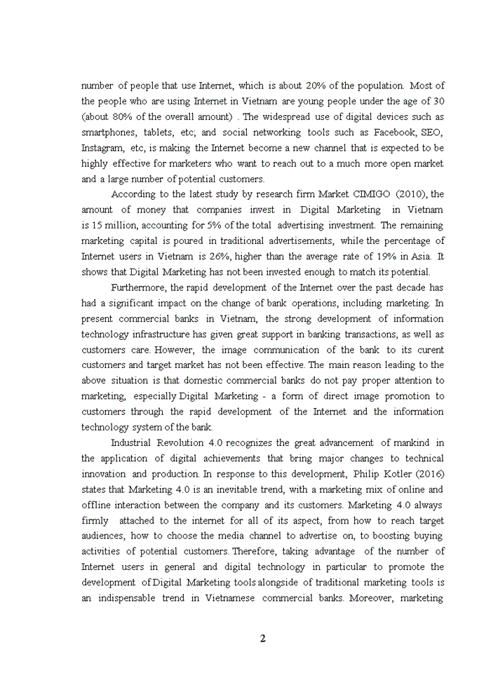 image for page Analysing digital marketing usage in vietnam prosperity join-stock commercial bank