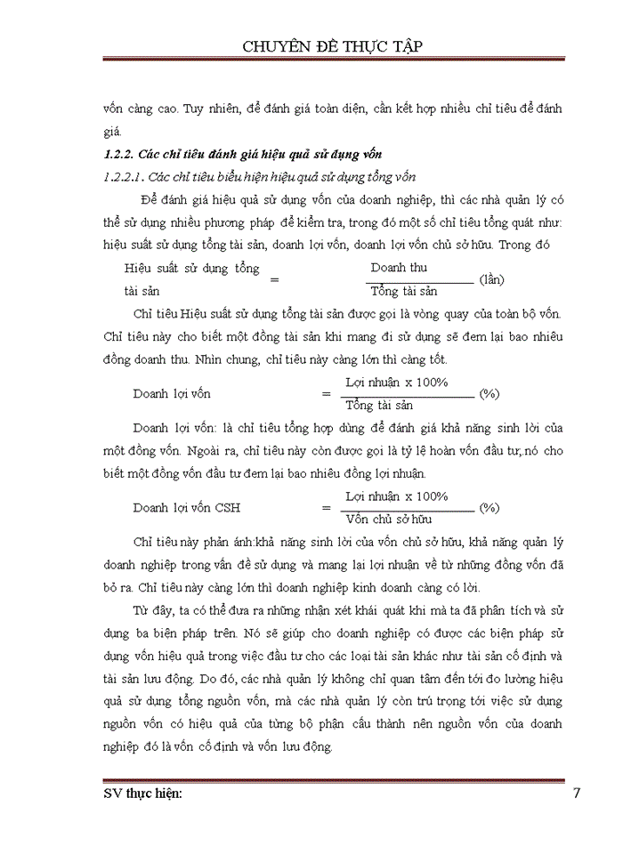 image for page Nâng cao hiệu quả sử dụng vốn tại Công ty Cổ phần May II Hải Dương