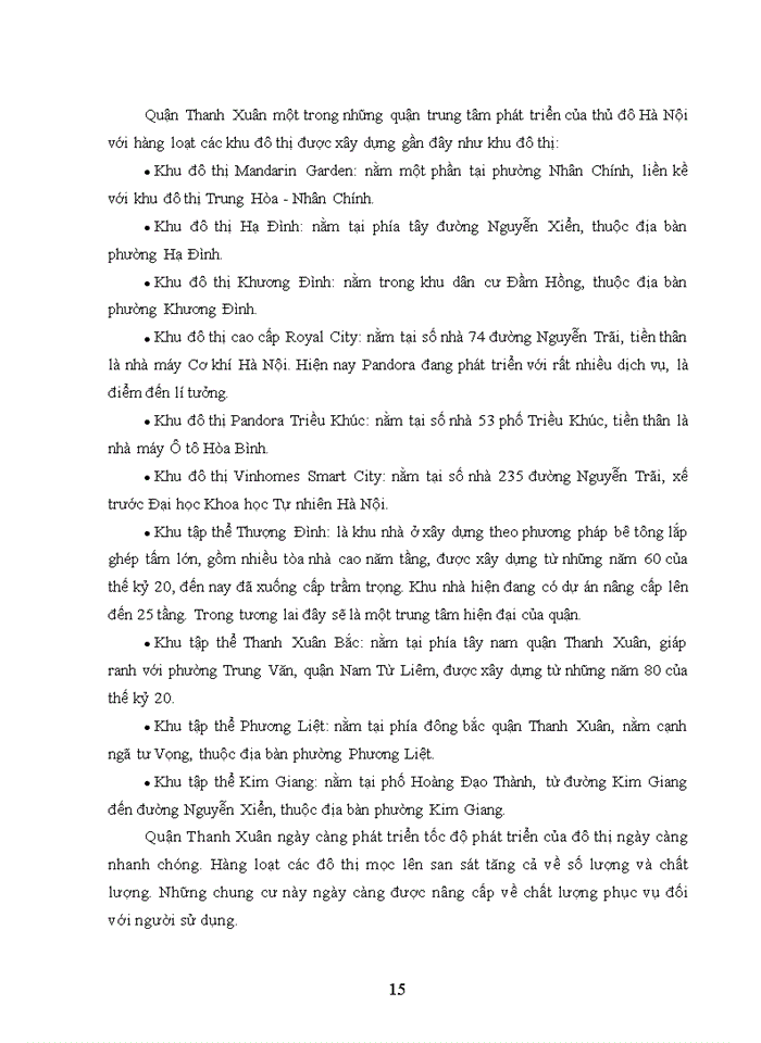 image for page Chung cư cao tầng quận Thanh Xuân: Thực trạng và giải pháp