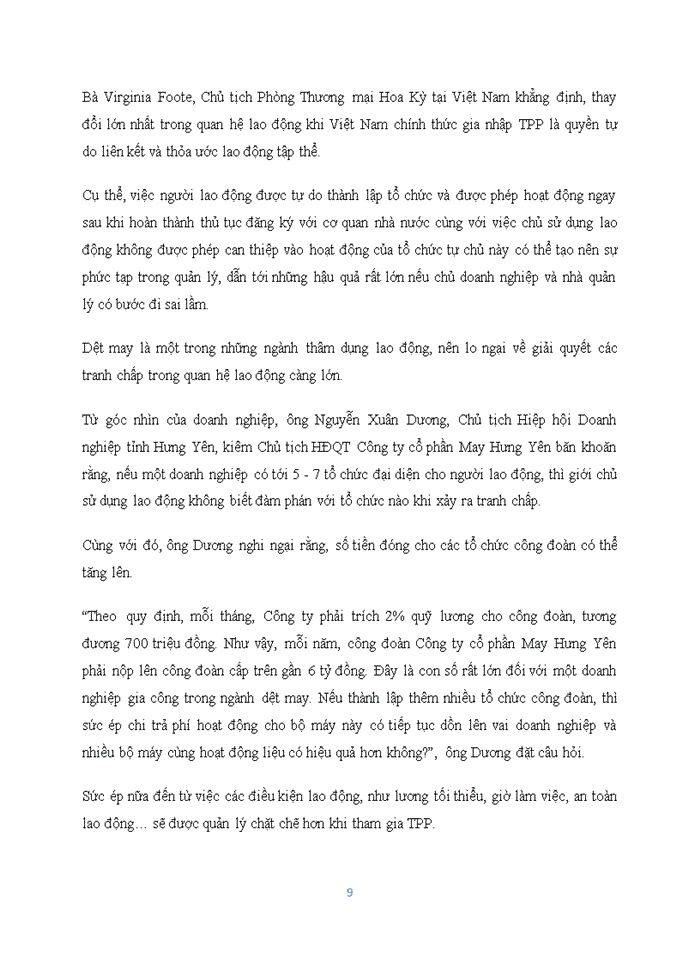 image for page Quản lý nhà nước về tranh chấp lao động trong ngành da giày dệt may