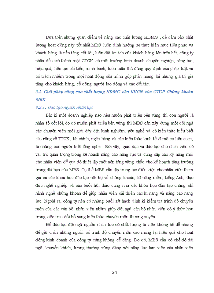 image for page Nâng cao chất lượng dịch vụ môi giới cho KHCN tại công ty cổ phần chứng khoán quân đội (MBS )