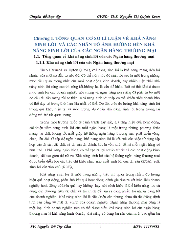 image for page Các yếu tố ảnh hưởng đến khả năng sinh lời  của ngân hàng tmcp á châu