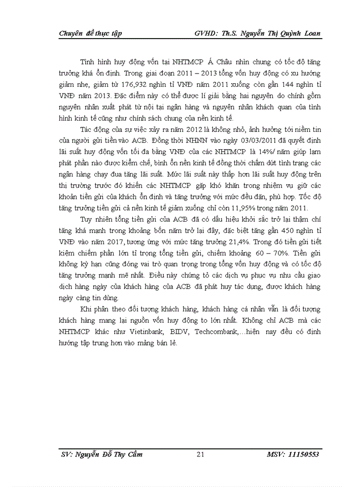image for page Các yếu tố ảnh hưởng đến khả năng sinh lời  của ngân hàng tmcp á châu