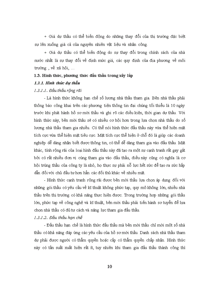 image for page Tổ chức công tác tham dự thầu xây lắp tại công ty cổ phần constrexim số 1