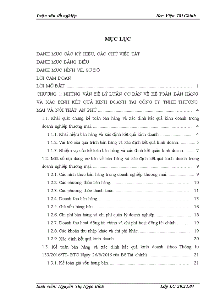 image for page Hoàn thiện công tác kế toán bán hàng và xác định kết quả kinh doanh tại Công ty TNHH Thương mại và nội thất An Phú