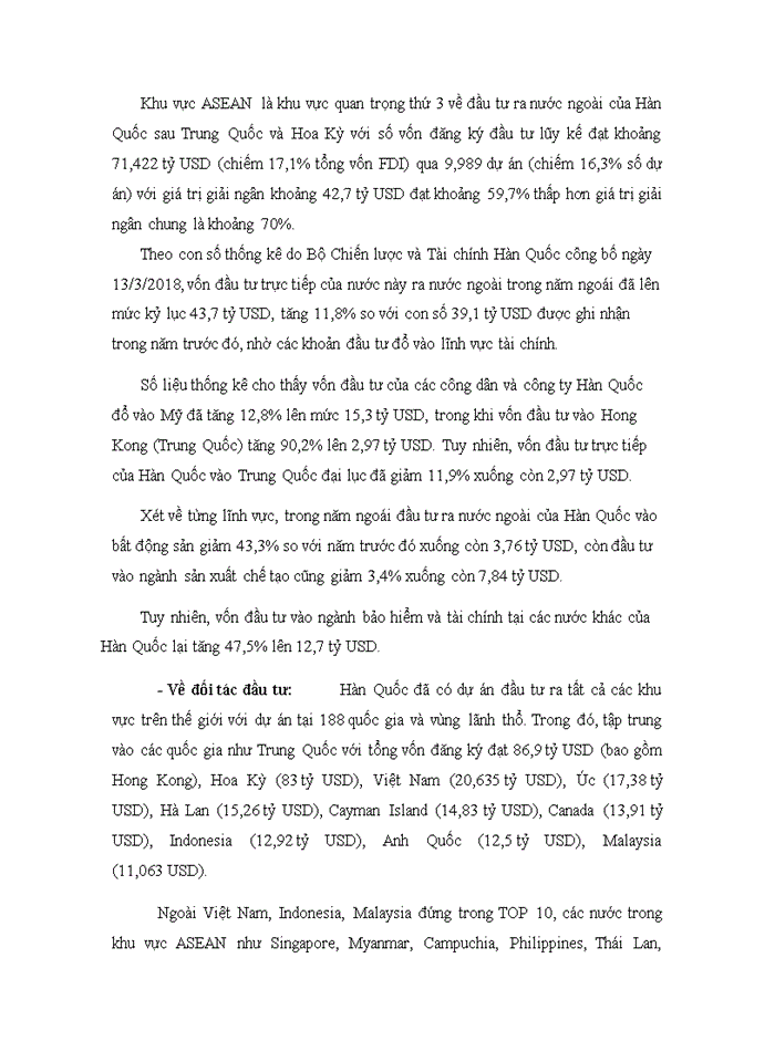 image for page Chính sách sách đầu tư trực tiếp ra nước ngoài của Hàn Quốc và bài học kinh nghiệm cho Việt Nam