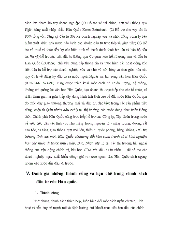 image for page Chính sách sách đầu tư trực tiếp ra nước ngoài của Hàn Quốc và bài học kinh nghiệm cho Việt Nam