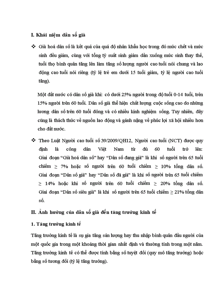 image for page Ảnh hưởng của dân số già đến tăng trưởng kinh tế và thu nhập tích lũy hộ gia đình. Ứng dụng trong quản lý các chính sách an sinh xã hội.
