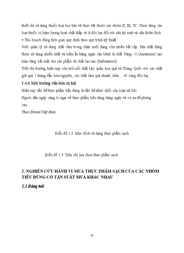 image for page Nghiên cứu hành vi mua thực phẩm sạch của các nhóm tiêu dùng có tần suất mua khác nhau