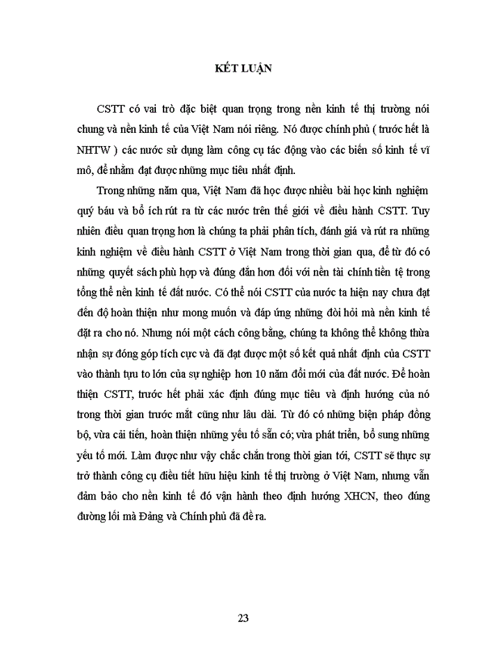 image for page Thực trạng Ngân hàng Nhà Nước với việc thực thi CSTT để điều tiết nền kinh tế vĩ mô ở Việt Nam