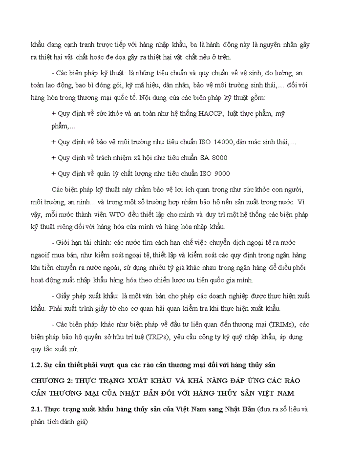 image for page Các rào cản thương mại của Nhật Bản đối với hàng thủy sản nhập khẩu từ Việt Nam