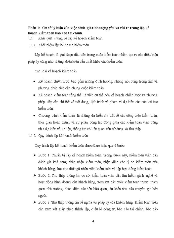 image for page Đánh giá tính trọng yếu và rủi ro trong quá trình lập kế hoạch kiểm toán báo cáo tài chính Việt Nam.