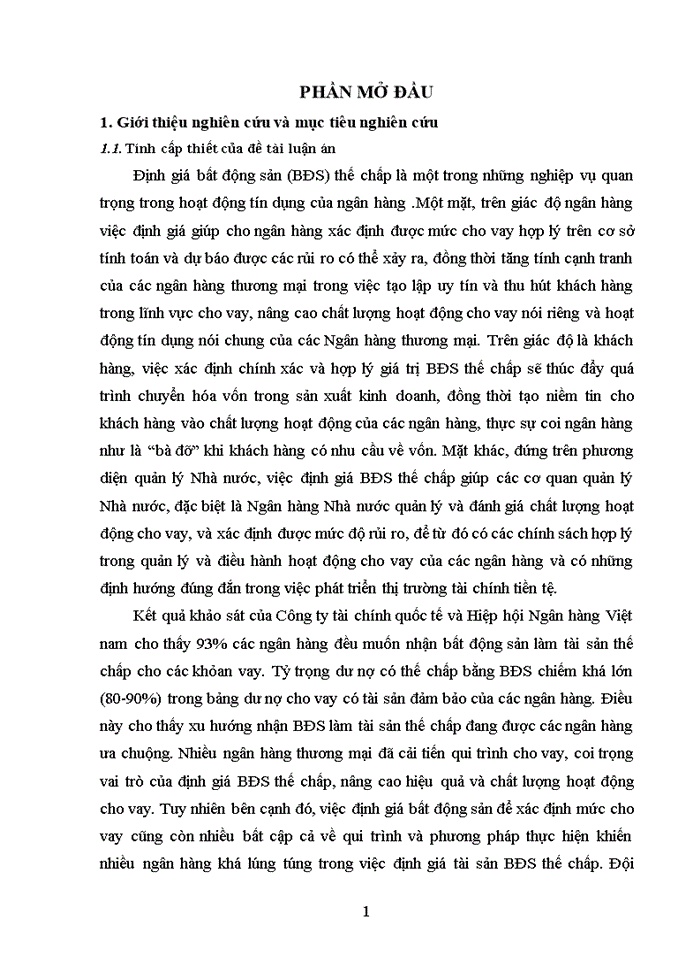 image for page Một số vấn đề về định giá bất động sản thế chấp tại ngân hàng