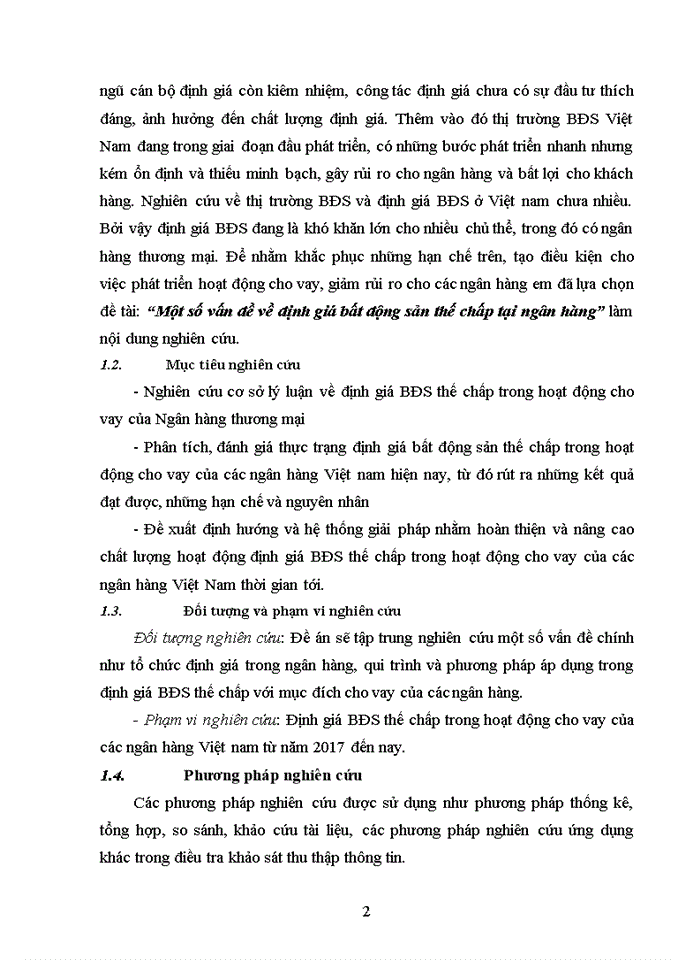 image for page Một số vấn đề về định giá bất động sản thế chấp tại ngân hàng