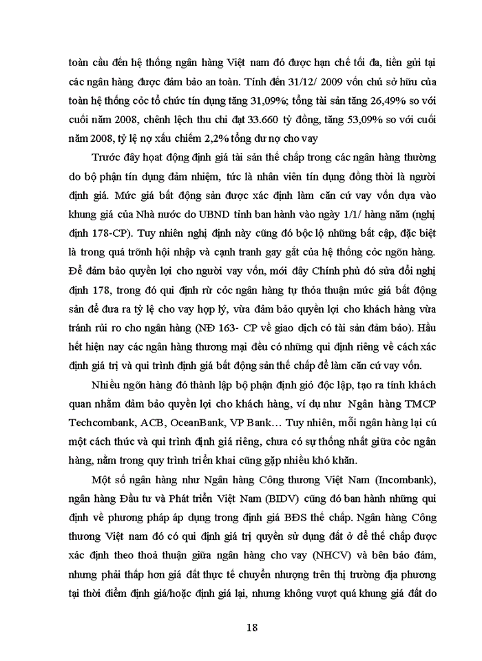 image for page Một số vấn đề về định giá bất động sản thế chấp tại ngân hàng