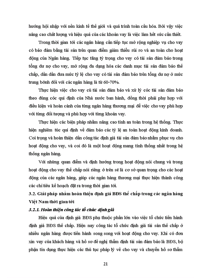 image for page Một số vấn đề về định giá bất động sản thế chấp tại ngân hàng