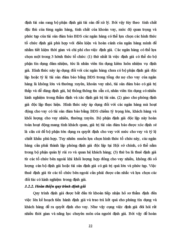 image for page Một số vấn đề về định giá bất động sản thế chấp tại ngân hàng