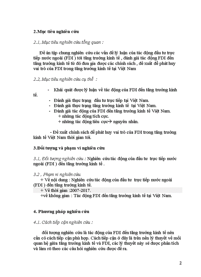 image for page Những tác động đầu tư trực tiếp nước ngoài (FDI) tới  tăng trưởng kinh tế tại Việt Nam giai đoạn 2007-2017